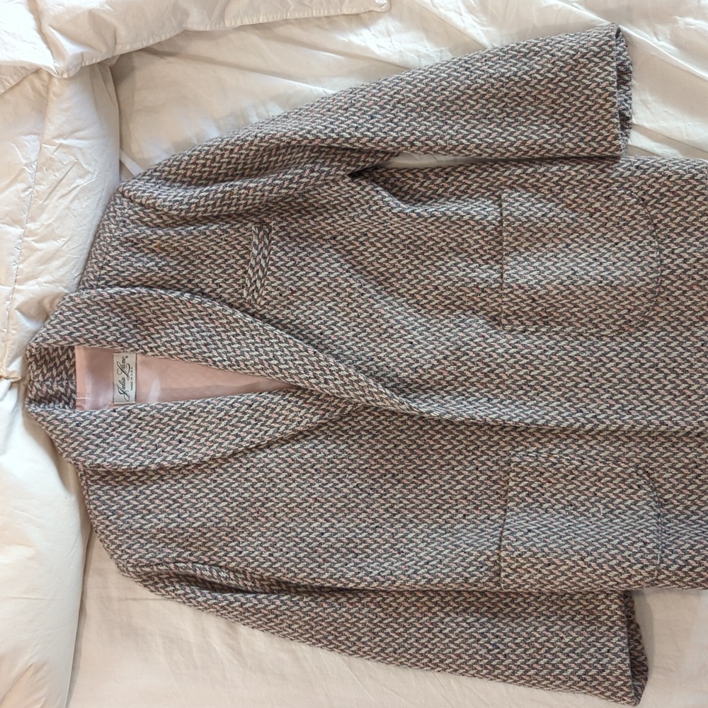 50sVINTAGE pink wool jacket